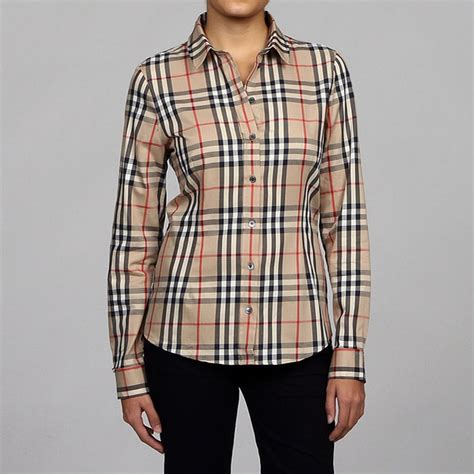 burberry shirt womens cheap|burberry long sleeve shirt women's.